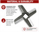 Cutlery Mania Meat Grinder #32 Steel Knife