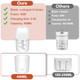 G4S3 Electric Garlic Chopper Mini Portable Food Processor Garlic Grinder Masher For 450Ml