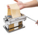 Cucinapro Pasta Maker Deluxe Set Stainless Steel Machine W 3 Interchangeable Attachments Stainless Steel