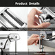 Metluck Pasta Maker Metluck Stainless Steel Pasta Machine Manual Roller Pasta Maker Stainless Steel