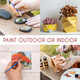 Zenacolor Outdoor Acrylic Paint Set 20 Tubes 2 With Glow In 2 Fl Oz