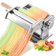 Milleter Pasta Maker Machine 9 Adjustable Thickness Settings 2 In 1 Dual
