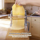 Milleter Pasta Maker Machine 9 Adjustable Thickness Settings 2 In 1 Dual