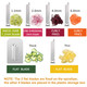 Welltobe 6Blade Vegetable Spiralizer Spiral Slicer Veggie Pasta Spaghetti Maker For Healthy Stainless Steel