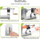 Welltobe 6Blade Vegetable Spiralizer Spiral Slicer Veggie Pasta Spaghetti Maker For Healthy Stainless Steel