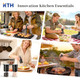 Ieth Manual Salt And Pepper Grinder Set Black Pepper Grinder With Base 100Ml Black