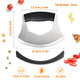 Xoyozo Salad Chopper Mezzaluna Knife With Protective Cover And AntiSlip Handle Stainless Steel