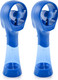 O2Cool 2 Pack Elite Battery Powered Handheld Water Misting Fans Blue O2Cool 2 Pack Elite Battery Powered Handheld Water Misting Fans Blue