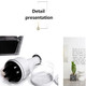 Frinovalt Food Chopper Nut Chopper Manual Hand Handheld Veggie Chopper With Container White