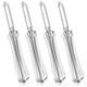 Lxuejie Potato Peeler Vegetable Peelers Stainless Steel Peelers Potatos Peeler Hand Peelering 4Pcs Stainless Steel