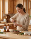Dzmbv Salt And Pepper Grinder Set Wood And Acrylic 6.3 Inch