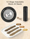 Popwoods Pepper Grinder Mill Professional Grade Aluminum Manual Pepper Mill Refillable High Stainless Steel