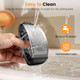 Lesbima Garlic PressStainless Steel Garlic Mincer CrusherEasy To Use And CleanErgonomic HandleEasy
