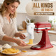 Fedowal Pasta Maker Attachment For Kitchenaid Stand Mixer 7 Interchangeable Pasta Plates
