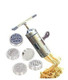 Newcreativetop Stainless Steel Manual Noodles Press Machine Pasta Maker With 5 Noodle Stainless Steel