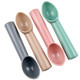 Vaktok LongLived Plastic Ice Cream Scoops/Safe And Reliable Watermelon Scoopers/Cupcake Spoons For 4Pcs Grey