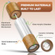 Jtgilkfr 2Pack Wooden Salt And Pepper Grinder Set 8 Inch 2Pack