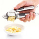 Manjia Garlic Press And Peel Set Stainless Steel Rust Proof Garlic Mincer Stainless Steel