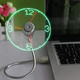Onxe Led Usb Clock Fan With Real Time Display Function,Stocking Stuffers For Men Christmas Gadgets,1 Year  Clock