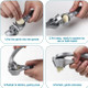 Longmann Pamper'd Ch'f Garlic Press Garlic Mincer EasySqueeze Ergonomic Handle No Need