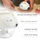 Zhang Xiao Quan Since 1628 Mini Manual Vegetable Chopper Portable Pull String Food Chopper 170Ml
