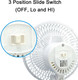 Optimus F0600 6 Electric Fan, White Optimus F0600 6 Electric Fan, White