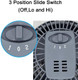 Optimus F0622S Fans, Standard,Gray