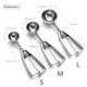 Otehetot Ice Cream Scoop Cookie Scoop Set Stainless Steel Ice Cream Scooper 3Pcs Set Of 3