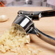 Kintegood 5In1 Stainless Steel Garlic Press MultiFunction Kitchen Gadget With Mincer Crusher Stainless Steel