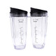 Buecmue Blender Cup With Lid Cups For Ninja Auto Iq Bl480 24 Oz 2 Pack