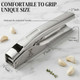 Zen Md Supplies Premium Garlic Press Stainless Steel Heavy Duty Mincer and Crusher Tool Stainless Steel