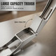 Zen Md Supplies Premium Garlic Press Stainless Steel Heavy Duty Mincer and Crusher Tool Stainless Steel