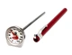 Rubbermaid Commercial Products Food/Meat Instant Read Thermometer Pocket Size Dishwasher Safe Red For Meat/Food Red