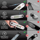 Temppro Tp610 Rechargeable Instant Read Meat Thermometer With Foldable Probe and Wired