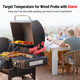 Temppro Tp610 Rechargeable Instant Read Meat Thermometer With Foldable Probe and Wired