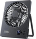 Otlonpe Desk Fan Battery Operated, 4000Mah Portable Fan Rechargeable Personal Fan Small Table Fan With 180° Tilt Power Bank