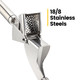 Burlihome Garlic Press Mincer 304 Stainless Steel Garlic Press With Garlic Peeler Stainless Steel
