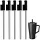 Ruiqi Missj Stainless Steel Straws Compatible With Br'mate Era 5 Straws Set 40 Oz Stainless Steel
