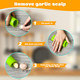 Kebley Garlic Press Rocker Heavy Duty Stainless Steel Garlic Mincer Garlic Crusher Stainless Steel