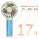 Funme Mini Handheld Fan 3350Mah Portable Small Pocket Fan Usb Rechargeable Fan 3 Speed Adjustable Settings For Outdoor Travel