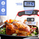 Lonicera Meat Thermometer Digital For Cooking Food. Waterproof and Instant Read For Red