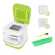 Wisekoti Updated Garlic PressandPeeler Set Convenient Dicing And Slicing. Chopper Masher and