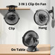 7 Clip On Fan,5000Mah Battery Operated Fan,Rechargeable Personal Fan,3 In 1 Desk Portable Usb Fan,Led Light,3 Speeds,720°Rotation 7 Clip On Fan,5000Mah Battery Operated Fan,Rechargeable Personal Fan,3 In 1 Desk Portable Usb Fan,Led Light,3 Speeds,720°Rotation