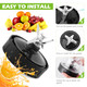 Giyochie NinJa Blender Parts 7 Fins Blender Blade Compatible With Nin 32Oz