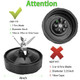 Dmsmisi 7 Fins Blender Blade Compatible With Ninja Bn401 Bn751 Bn801 Bl48030