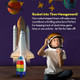 Ted Kangaroo Countdown Timer Blast Off Visual Timer For Kids With Audio Rocket Red