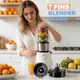 Gmailmall 7 Fins Blender Blade Parts For Ninja Compatible With Ninja