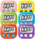 Nikafly Digital Timer For Classroom Teachers Students Magnetic Kitchen Countdown Timer Easy 6 Pcs