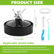 Waylenbo 7Fin Blender Parts Blender Blade Compatible With NinJa Bn401 Bn751 32Oz