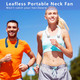 Neck Fan, Portable Neck Fan, 360° Airflow, Ultra Quiet, 3 Speeds, 5000Mah Personal Wearable Neck Fan, Free Your Hands, Suitable Neck Fan, Portable Neck Fan, 360° Airflow, Ultra Quiet, 3 Speeds, 5000Mah Personal Wearable Neck Fan, Free Your Hands, Suitable
